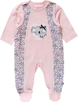 tlg Body Hose NEU Baby Mädchen Set 3 Jäckchen Gr 62 68 74 rosa grau Kätzchen