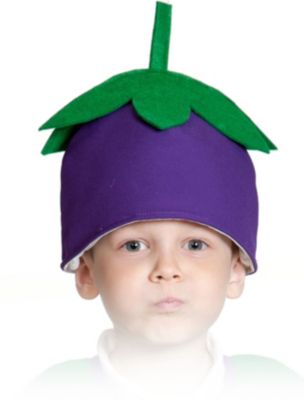 Маска-шапочка Карнавалофф "Баклажан"