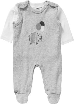 Mimosines Baby Taufbekleidung 2er Set - Unisex Taufoutfit