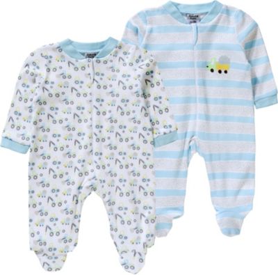 Jacky Baby 2er-Pack Schlafanzug Girl 1-tlg langarm rosa Gr 50//56-86//92