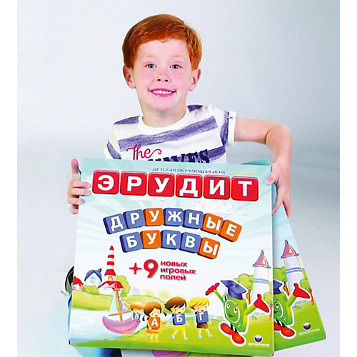 Настольная игра Биплант Эрудит дружные буквы/игровое поле прозрачное от Биплант