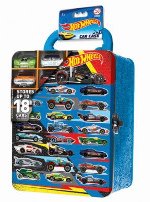 Портативный кейс для хранения Hot Wheels, голубой