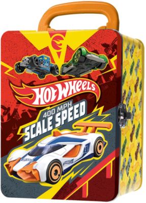 Портативный кейс для хранения Hot Wheels, красно-желтый