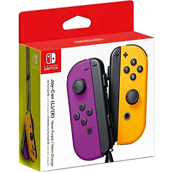 Nintendo Switch Joy-Con 2er-Set (Neon-Lila/Neon-Orange)