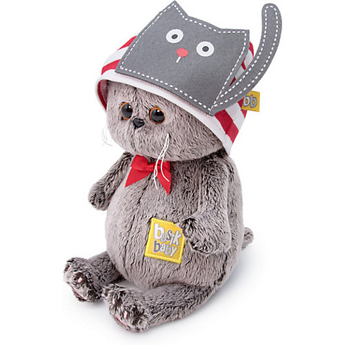 Мягкая игрушка Budi Basa Кот Басик Baby в шапочке с котиком, 20 см от Budi Basa