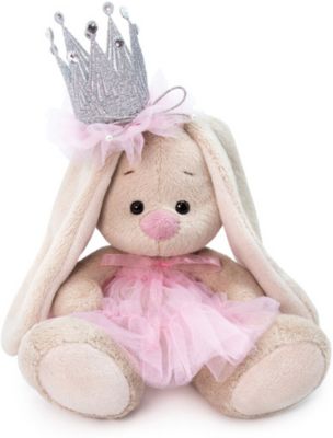 Мягкая игрушка Budi Basa Зайка Ми с короной, 15 см
