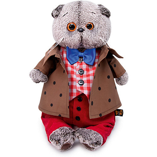 Мягкая игрушка Budi Basa Кот Басик в костюме с бантом, 22 см от Budi Basa