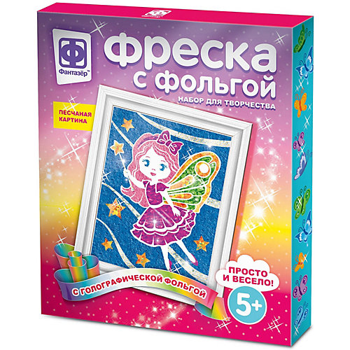 Набор для творчества Фантазер Фреска с фольгой: звездная фея
