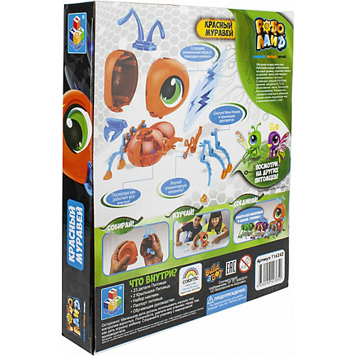 Игрушка 1Toy РобоЛайф Красный муравей интерактивный от 1Toy