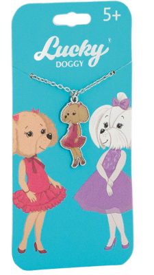 Цепочка с подвеской Orange Lucky Doggy Пудель