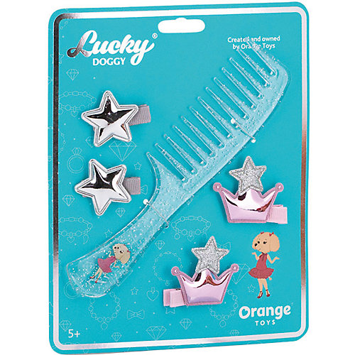 Набор аксессуаров для волос Orange Lucky Doggy Расчёска с Пуделем от Orange