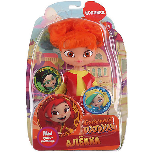 Мини-кукла Карапуз "Сказочный патруль" Алёнка, 15 см от Карапуз