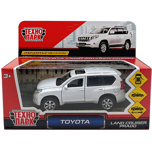 Коллекционная машинка Технопарк Toyota Prado, 12 см от ТЕХНОПАРК