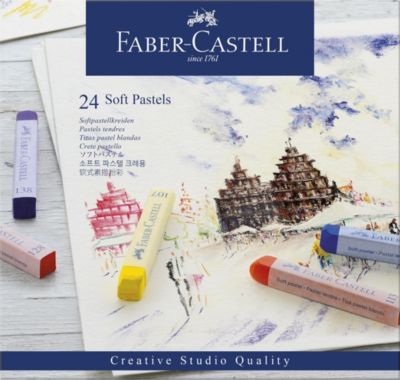 Пастель Faber-Castell Soft pastels, 24 цвета