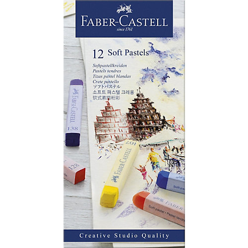 Пастель Faber-Castell Soft pastels, 12 цветов от Faber-Castell