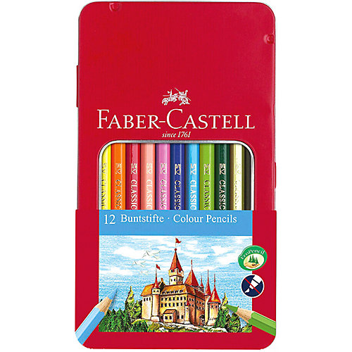 Карандаши цветные Faber-Castell, 12 цветов от Faber-Castell
