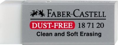 Ластик Faber-Castell Dust Free, белый