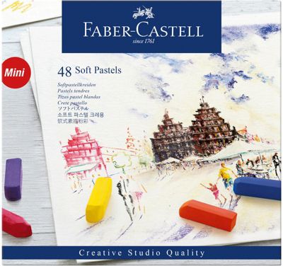 Пастель Faber-Castell Soft pastels, 48 цветов, мини