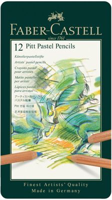 Пастельные карандаши Faber-Castell Pitt Pastel, 12 цветов