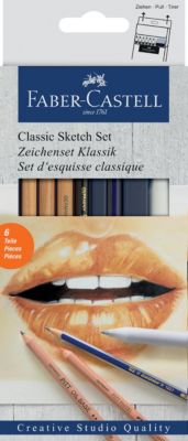 Набор художественных изделий Faber-Castell Classic Sketch, 6 предметов