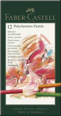 Пастель художественная Faber-Castell Polychromos, 12 цветов