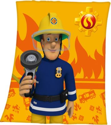 Feuerwehrmann Sam Fleece-Decke, 130 x 160 cm