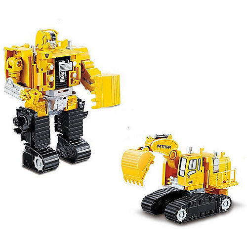 Робот и Машинка 2 в 1 Девилон Экскаватор от Devik Toys