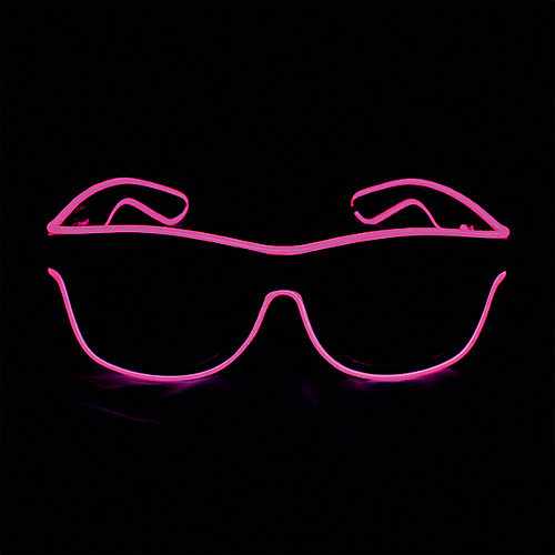 Очки Патибум Hot pink, с подсветкой от Патибум