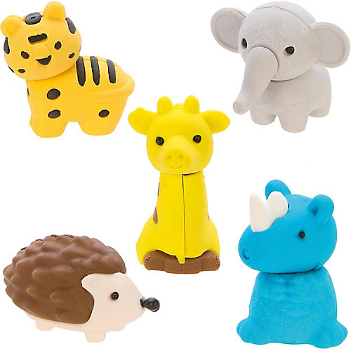 Комплект ластиков Color Puppy "Животные", 5 шт от Color Puppy