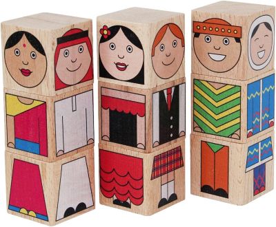 Кубики Краснокамская игрушка "Народы мира"