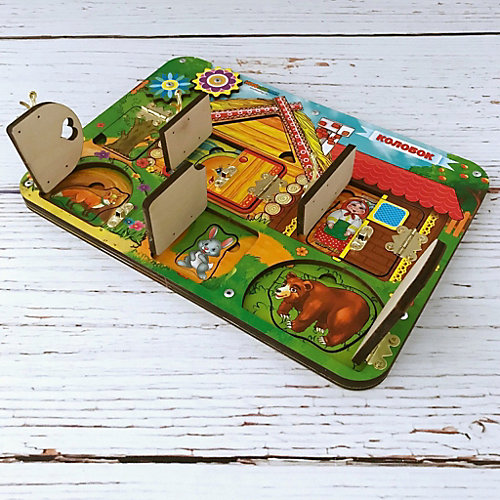 Бизиборд Woodland "Сказка Колобок" от Woodland