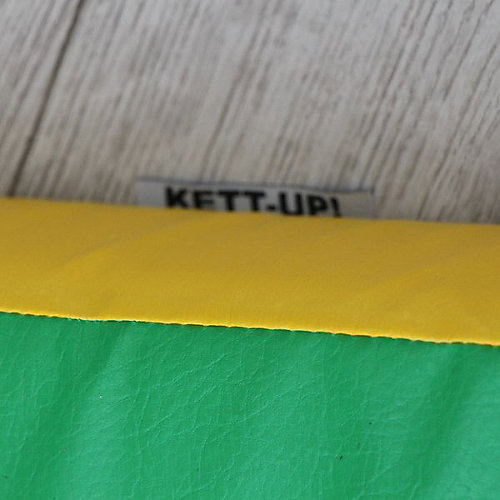 Мат гимнастический Kett-Up, зеленый/желтый