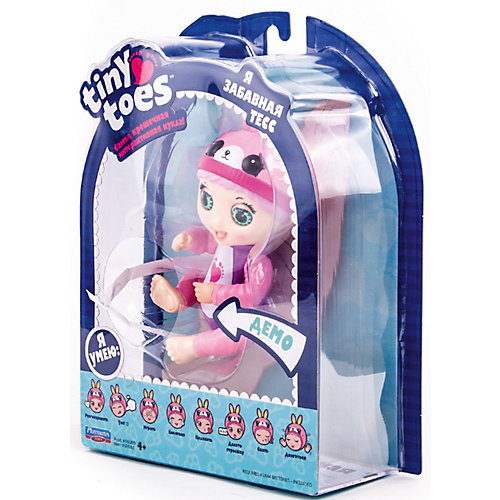 Интерактивная игрушка Playmates Tiny Toes Зайка от PLAYMATES