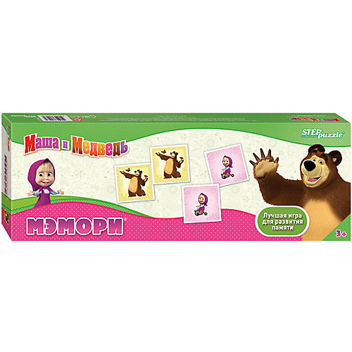 Мэмори Step Puzzle Маша и Медведь от Степ Пазл