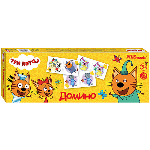 Домино Step Puzzle Три кота от Степ Пазл