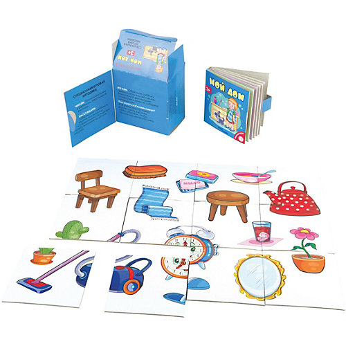 Развивающий набор Step Puzzle "Книжка + игра" Мой дом от Степ Пазл