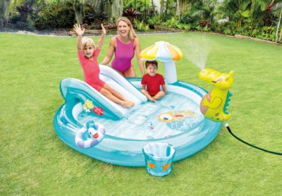 Baby Pool Kinder Planschbecken Badespaß aufblasbarer Schwimmbecken 60*60cm 