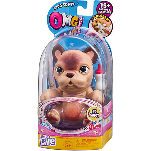 Игровой набор Moose OMG Pets! "Cквиши-щенок: Французский бульдог" от Moose