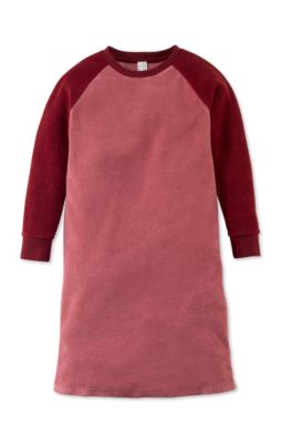 Frottee Nachthemd aus reiner Bio-Baumwolle Gr. 110/116 M�dchen Kinder