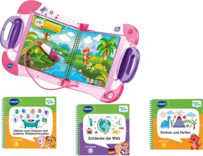 Mega-Bundle MagiBook: Konsole pink + 3 Lernbcher