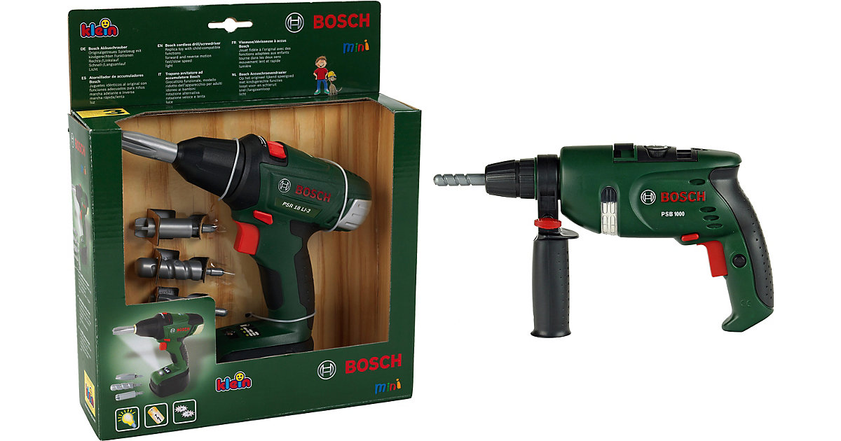 Bundle Bosch Werkzeug: Bohrmaschine + Akku-Schrauber