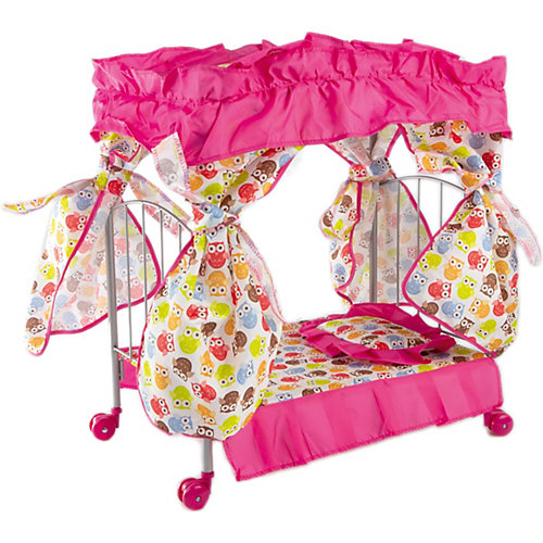 Кроватка с балдахином Buggy Boom Loona, белый с совами от Buggy Boom