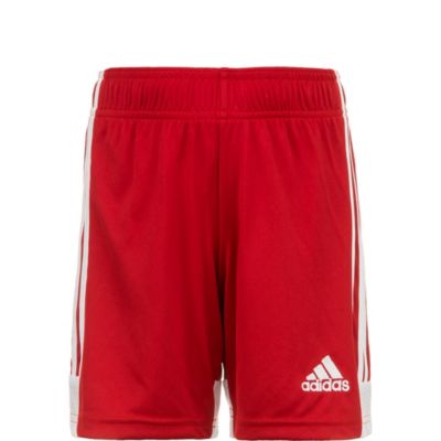 Kinder Trainingsshorts rot/wei� Gr. 164