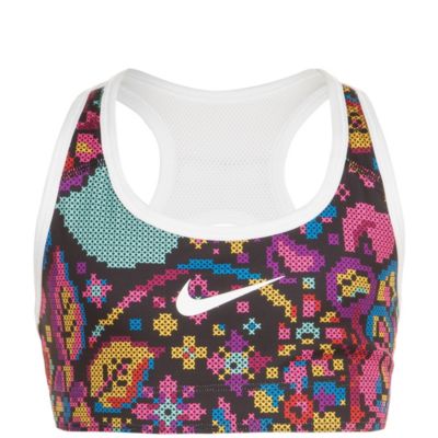 Nike Classic Rev AOP Femme Sport-BH schwarz Gr. 170 M�dchen Kinder
