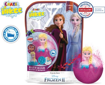INKEE - Surprise Bath Bomb Frozen 2 80 g + Überraschung 2