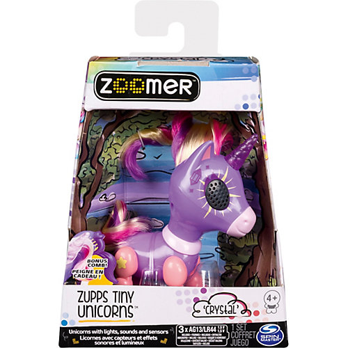 Интерактивная игрушка Spin Master Zoomer Счастливый единорог Crystal, фиолетовый от Spin Master