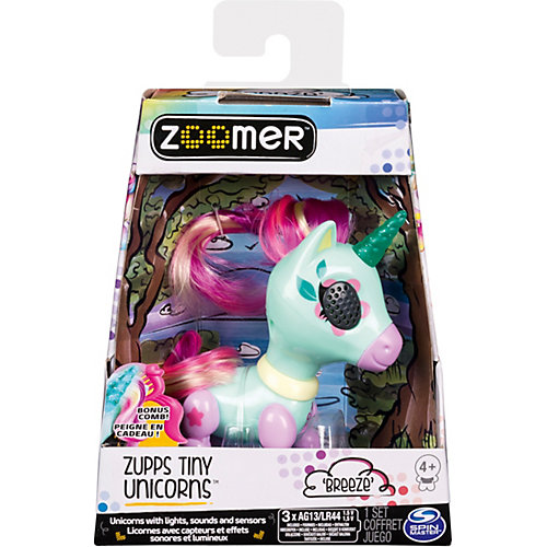 Интерактивная игрушка Spin Master Zoomer Счастливый единорог Breeze, голубой от Spin Master