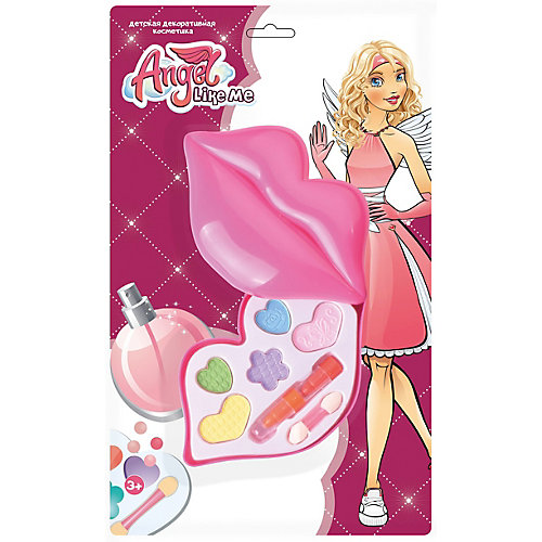 Детский однослойный набор косметики Angel Like Me Губы от Angel Like Me