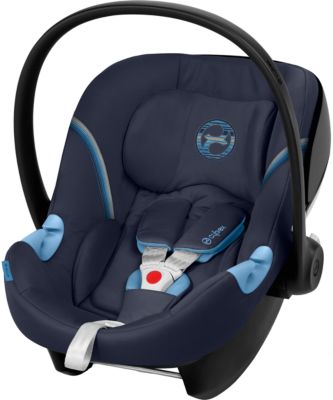 Babyschale Aton M, Gold-Line, Navy Blue dunkelblau Gr. 0-13 kg