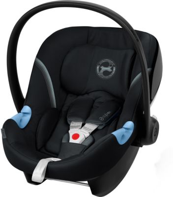 Babyschale Aton M, Gold-Line, Deep Black schwarz Gr. 0-13 kg